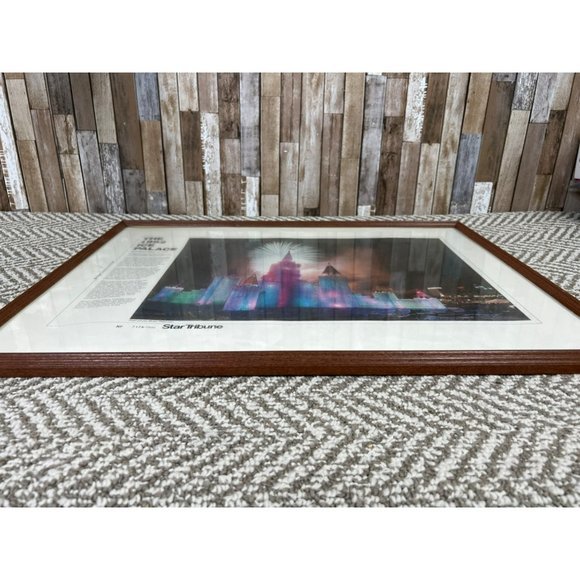 Vintage 1992 Ice Palace Framed Art - Picture 5 of 5